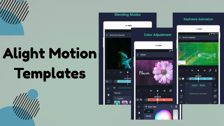 Alight Motion Templates Feature Image